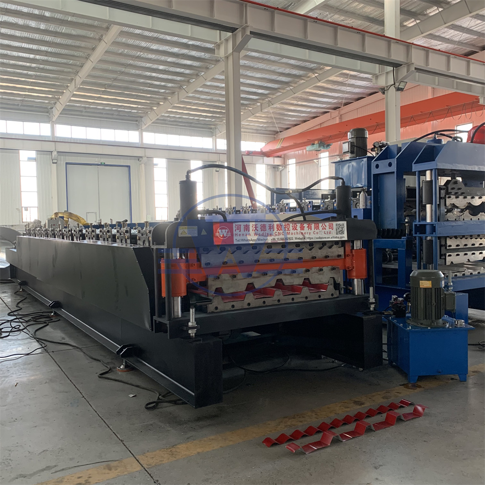 Поставка с китайской фабрики, машина для производства двухслойной металлической панели, машина для производства гофрированного листа, машина для производства трапециевидных листов