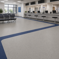 Kommerzieller Heterogener PVC-Bodenbelag in Rollenform, Rutschfest und Verschleißbeständig, Vinyl-Bodenbelag für Krankenhäuser und Gesundheitsanlagen