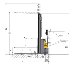 MightyCargo CBD20 Hydraulic <strong>Pallet</strong> <strong>Jack</strong> <strong>Portable</strong> Hand <strong>Pallet</strong> Truck 2 Ton Load Capacity 1150mm Fork Pneumatic Tires <strong>Manual</strong> - Product Image 2