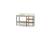 Table basse moderne en bois combinée pour la formation et le divertissement à domicile dans le salon