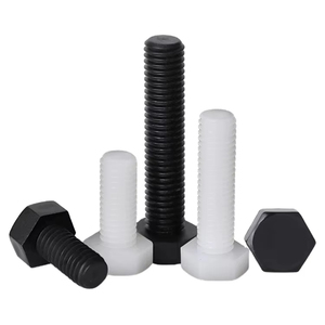Venta caliente de <span class=keywords><strong>pernos</strong></span> <span class=keywords><strong>y</strong></span> <span class=keywords><strong>tornillos</strong></span> hexagonales de titanio acabado de nailon blanco <span class=keywords><strong>y</strong></span> negro para aplicaciones de construcción - Product Image 6