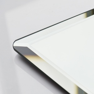 Modern 4mm Silver <b>Mirror</b> Polished Tile Double-Coating Bevelled Edge Wall <b>Mirror</b> for Bathroom Decorative Oval & Arch Flat Pattern - Product Image 2
