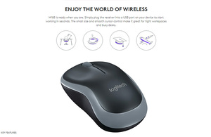 <span class=keywords><strong>Logitech</strong></span> chuột văn phòng chuột không dây M185 với bộ thu 2.4G - Product Image 5