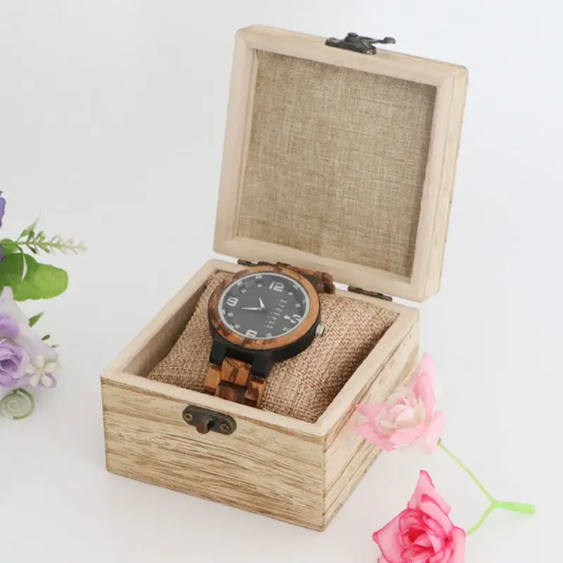 Scatola per orologi in legno con scatola per gioielli personalizzata Spot