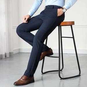 Quick Dry Mens Vestiti <span class=keywords><strong>di</strong></span> Pantaloni <span class=keywords><strong>di</strong></span> Business Formale Ultime Abito <span class=keywords><strong>di</strong></span> Colore <span class=keywords><strong>Nero</strong></span> Pantaloni per Gli Uomini - Product Image 3