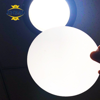 Pour JINBAO laiteux blanc opale acrylique lumière LED diffuseur panneau feuille pour luminaires boîte Service de coupe personnalisable