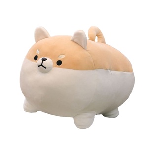 Peluche 3D Mignonne Kawaii Chien Shiba Inu Enorme, Animal en Peluche Doux, Coussin Corgi Chai, Cadeau de Noël, Forme de Chiot pour Dormir - Product Image 1
