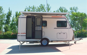 Remolque de Viaje Todoterreno con Suspensión Independiente, Caravana, Casa Rodante Móvil de Acero Inoxidable - Product Image 4