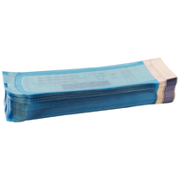 Sachets de Stérilisation Auto-Scellants Transparents Bleus pour Fournitures Dentaires Multi-usages 10x3.5in