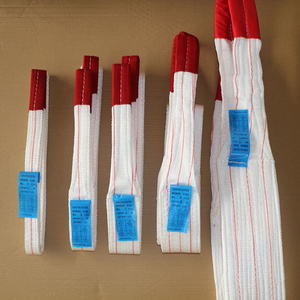 Sangles de levage en polyester, sangles rondes pour le levage de 1t à 50t, sangles de levage en toile, sangles plates colorées - Product Image 4
