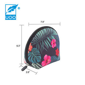 Sac de maquillage imperméable en néoprène de haute qualité pour femmes UOO avec fermeture éclair, motif de dessin animé tendance, fabriqué en Chine - Product Image 5