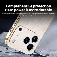 Étui de téléphone magnétique en cuir PU sophistiqué pour iPhone 12 13 14 15 16 17 Pro Max avec cadre plaqué anti-traces de doigts