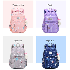 <span class=keywords><strong>Sac</strong></span> à dos scolaire pour enfants, garçons et filles, grande capacité, imperméable, avec fermeture éclair, style dessin animé, avec ceinture à coussin d'air - Product Image 3