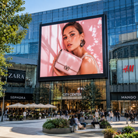Écran LED fixe extérieur P5, étanche IP65, panneau d'affichage vidéo publicitaire pour centre commercial