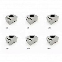 Éléments de serrage à coin de précision Smooth Jaws M6 M8 M10 M12 M14 M16 pour étau OK, mini étau OK, pinces à coin de précision modulaires individuelles