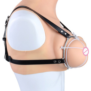 Accessoires de bondage pour poitrine QKKQ BDSM avec cordes en silicone, équipement de retenue pour femmes, jeux de domination pour couples, jouet sexuel kinky. - Product Image 2