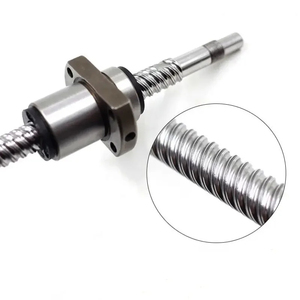 T8 dẫn vít THSL-300-8D hình thang Rod T8 CNC 3D máy in chì vít chủ đề 8 mét lead1mm Length100-1000mm với Brass NUT - Product Image 2