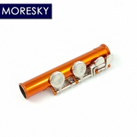 MORESKY C Major Flute 16 CloseC Keys Orange Cupronickel Body with E Key Painted Finish Made in China MFL-608