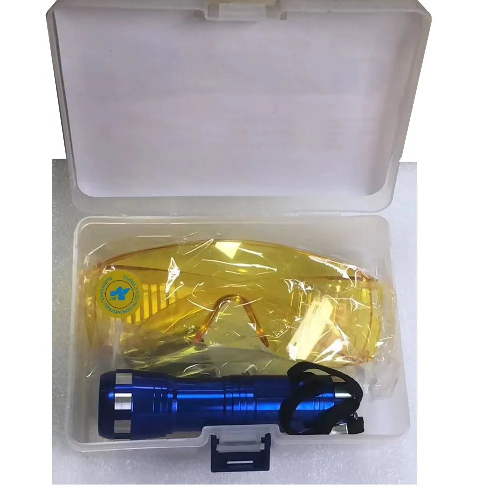 Automotive Fluor scent Leak Detection Auto Klimaanlage R134a Kältemittel Gas AC Leck Test Detektor Reparatur werkzeug UV-Farbstoff