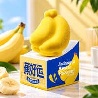 Barquette d'emballage en plastique PET 3D personnalisée pour glaces aux fruits avec manchon imprimé en papier pour les sucettes glacées en forme de fruits
