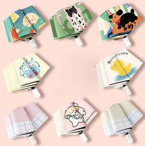 DD3656 oferta especial al por mayor <span class=keywords><strong>paraguas</strong></span> de lluvia automático de dibujos animados mixtos viaje de verano 5 pliegues Anti UV Sol al aire libre <span class=keywords><strong>paraguas</strong></span> <span class=keywords><strong>baratos</strong></span> - Product Image 1