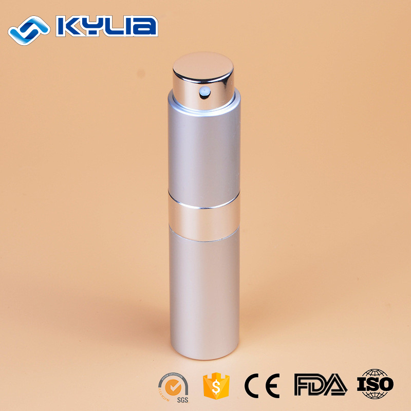 En Aluminium Bouteille Fine De Jet De Brume 8 ml or Parfum Recharge Atomiseur de Voyage