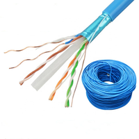 Câble Ethernet CAT6 Prix Usine OEM 305m UTP Cuivre/CCA 8 Conducteurs Isolation HDPE Certifié CE pour la Communication