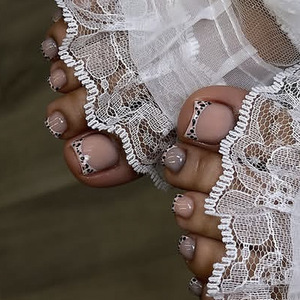 <span class=keywords><strong>Faux</strong></span> Ongles d'Orteils Blancs Brillants de Haute Qualité, 24 Pièces, Artificiels pour Design DIY, <span class=keywords><strong>Faux</strong></span> Ongles à Presser pour les Pieds, Conseils d'Art pour Ongles - Product Image 5