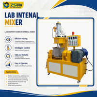 Mélangeur interne Banbury de laboratoire ZS-420 pour le composage en R&D, l'enseignement et la production en petites séries