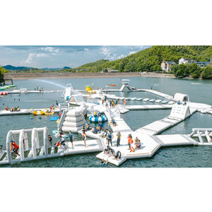 Obstacles aquatiques gonflables personnalisés, équipement d'amusement flottant, méga île flottante, <span class=keywords><strong>aire</strong></span> <span class=keywords><strong>de</strong></span> <span class=keywords><strong>jeux</strong></span> <span class=keywords><strong>gonflable</strong></span> pour le plaisir <span class=keywords><strong>aquatique</strong></span> des adultes - Product Image 1