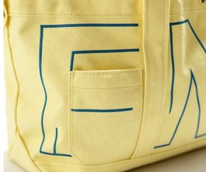 Bolsa de Lona con Letras Bordadas, Correa Cruzada, Gran Capacidad, Bolsa de Hombro para Compras, Iniciales Personalizadas - Product Image 2