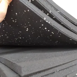 Hochdichtes Gummi-Basismatte mit schöner rutschfester Oberfläche Schutzboden für Stoßdämpfung und Schalldämmung