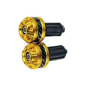 Accessoires de modification de moto : Embouts universels en fibre de carbone pour poignées de guidon, blocs d'équilibrage de guidon - Product Image 5