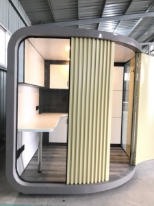 Pod insonorizado para reuniones en el trabajo, soportes de teléfono para oficina, jardín, patio trasero - Product Image 5
