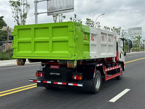 Buen Precio, Camión de Basura HOWO de 5-10 Toneladas con Gancho Elevador, para Manipulación de Contenedores y Transporte de Residuos, Camión Ampliroll - Product Image 6
