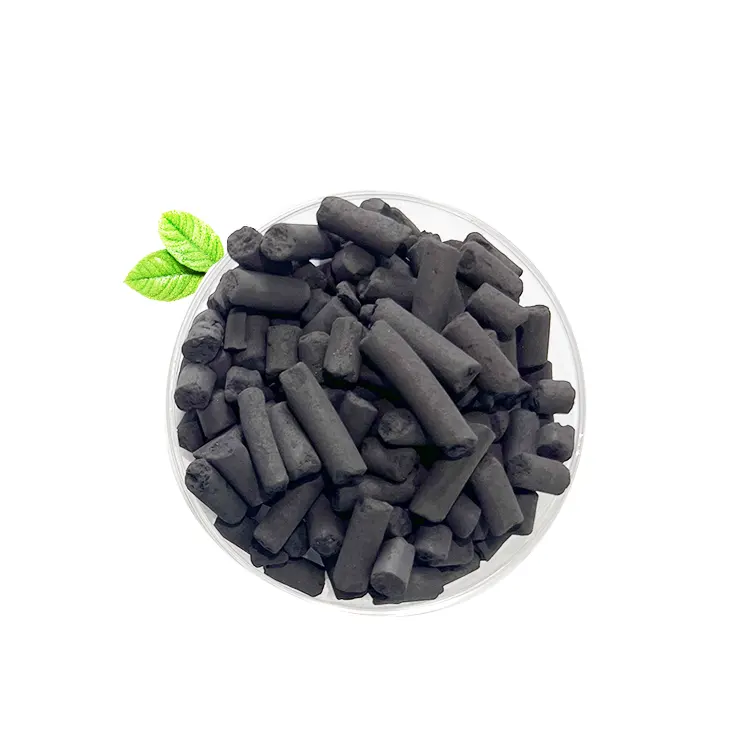 Ton kömür bazlı 4mm pelet aktif kimyasal yardımcı ajan başına sütunlu aktif karbon fiyatı
