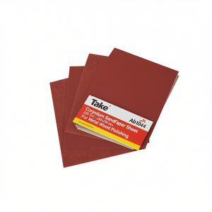 Feuille de papier abrasif en corindon Ttake Ab1044, grain 220, 230x280 mm, pour le polissage du métal et du bois - Product Image 2