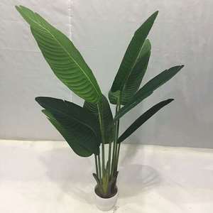 Amaazon, gran oferta, plantas tropicales, palmera Artificial, vegetación, árboles de plátano falsos, <span class=keywords><strong>grandes</strong></span> árboles de bonsái artificiales para exteriores <span class=keywords><strong>en</strong></span> maceta - Product Image 4
