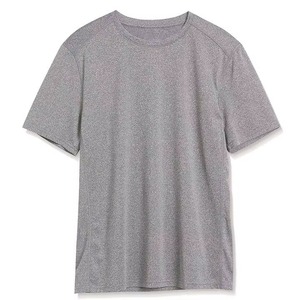 New Custom Design Wholesale Men's 100% Cotton Knitted Anti-Wrinkle Solid Casual Short Sleeve T-Shirts Breathable <b>Logo</b> Sale - Product Image 5