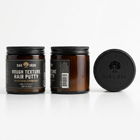 Pâte coiffante mate à tenue forte, cire coiffante soluble dans l'eau, crème modelante pour cheveux à l'aspect naturel, 100g