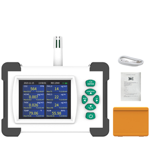 다기능 가스 감지기 4 in 1 휴대용 가스 분석기 공기질 모니터 CO2 VOC 측정기 온도 습도 기록기 - Product Image 2
