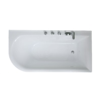 OEM/ODM UPC Vente en gros Baignoire d'angle intérieure en acrylique Baignoire autoportante avec support