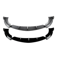 Spoiler de pare-chocs avant pour Mercedes-Benz Classe E W213 C238 Coupé Sport pré-lifting 2016-2020 ABS noir brillant