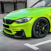 Vantwo Top Tier Dry Carbon Fiber MP Style Front Lip Splitter Gap-Free Perfect Fit Front Bumper for BMW M3 F80 M4 F82 2014-2020