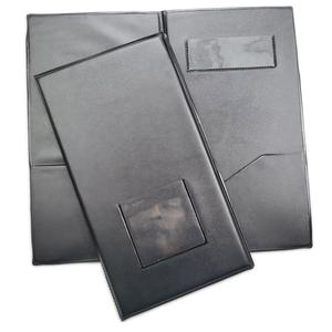 Porte-Comptes en PVC Noir Personnalisé, Étui Imperméable en Plastique pour Reçus de Restaurant, Porte-Comptes pour Clients, Dossier de Reçus pour Café, Hôtel, Bar - Product Image 3