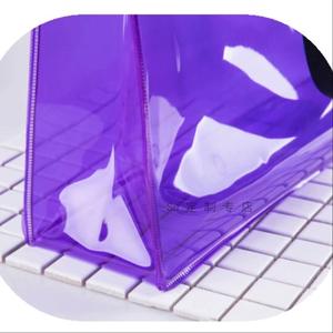 Commercio all'ingrosso di alta qualità viola Pvc riutilizzabile spiaggia estiva impermeabile Tote Bag da viaggio facile da pulire borsa da stadio - Product Image 5