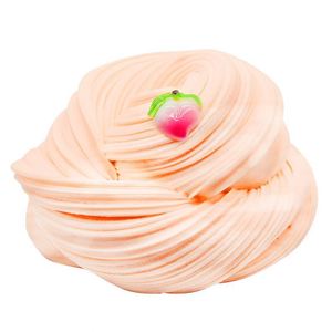Toysrunner <b>Polymer</b> Clay Polimer Clay Slime Mud Cotton Mud Slime 200ml Peach Slime - Product Image 6