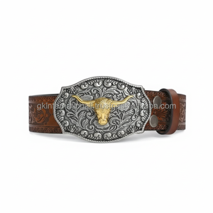Full Grain Cowhide Western <b>Leather</b> <b>Tooling</b> <b>Belt</b> for Men and Women Customized Floral Leaf Embossed <b>Tooled</b> <b>Leather</b> <b>Belt</b> - Product Image 1