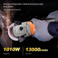Meuleuse d'angle sans fil multifonctionnelle industrielle Dongcheng 1010W haute puissance avec interrupteur coulissant pour la découpe