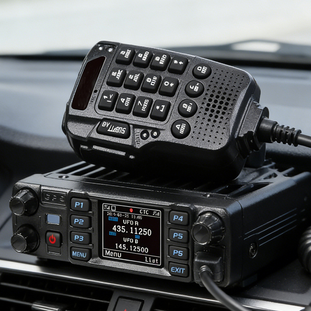 Factory 55W DMR Digital Radio Dual Band UHF VHF Walkie Talkie with GPS APRS Wireless PTT Car Mobile Radio